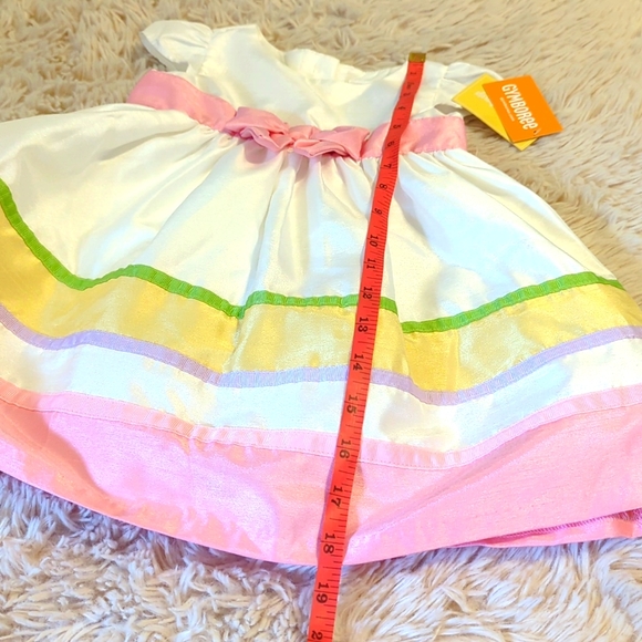 NWT Gymboree Short Sleeve Ribbon Striped Dress, 12-18 Months - Picture 11 of 11